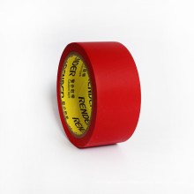 red,Easy tearing PVC & Embossed vinyl tape pvc wrapping tape 45mm*22m*0.15mm PVC packaging tape